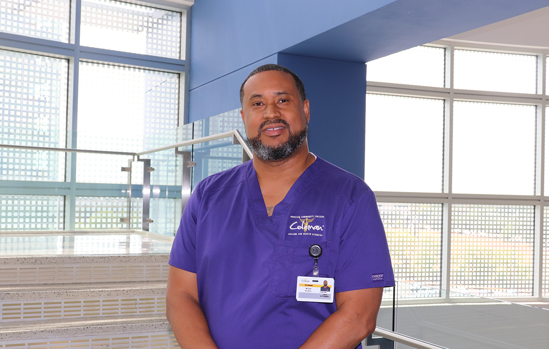 LVN student Michael Houston