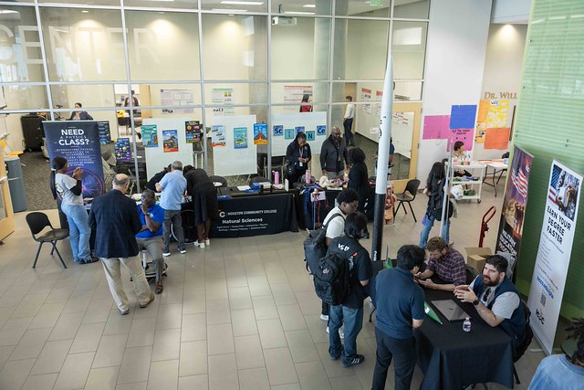 a group of people attending an event